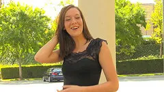 Gorgeous Molly's dress comes off so she can go skinny dipping