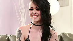 Mallory is a wild babe with lots of tattoos who knows how to ride