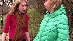 Skinny amateur senoritas having a threesome with their best buddy