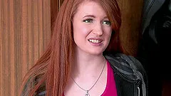 Lesbian brunette bitch likes rough sex and using submissive girls