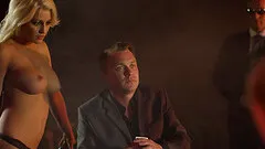 Sexiest blonde spreads her legs once again and gets a rough banging