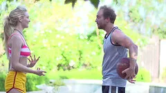 Ravaging pussy bonking in public