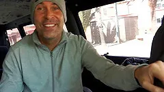 Experienced babe agrees to ride the stiff schlong inside the car