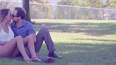 Out in the park they have a picnic then go home and fuck