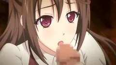 Busty anime tittyfucking and riding cock