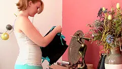 Dirty white girl gets split wide open by a big, black cock