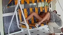 Amateur teen girlfriend outdoor fuck with facial