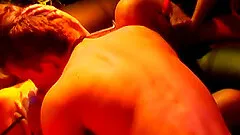 Dirty club sluts sucking dick and getting fucked hardcore