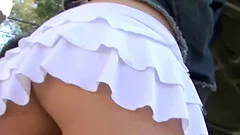 Cougar brings a guy home and lets him creampie her pussy