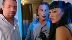 Submissive fetish loving woman fucked in a threesome