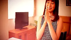 This appetizing Japanese doll avails her hairy muff for a heated pounding