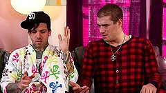 Breathtaking sleeve tattoo on the busty milf having anal sex