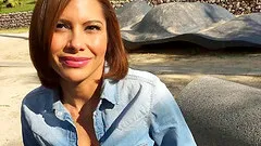 After a long ass fucking he shoots a creampie inside her