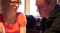 Katya is the nerdy-looking blonde who wants to finally be penetrated