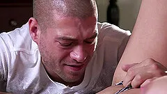 Exciting titjob from his babe leads to great hardcore sex