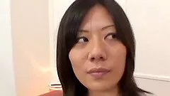 Perky Japanese tits come out of her bra in a hardcore fucking