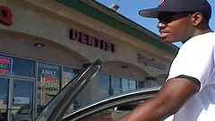 Dirty white MILF takes a big black cock in her tight ass