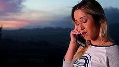 Skinny blondes with sexy titties eating pussy and sucking nipples