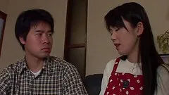 Fingering the juicy Japanese pussy and fucking it hard