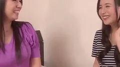 Thrilling scissoring session with two fascinating Japanese lesbians