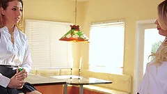 Gorgeous babes fall in love with each other and do the pussy licking