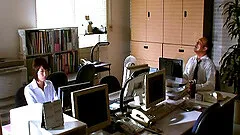 After work fuck with his sexy Japanese secretary slut