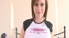 Enjoy watching her hot expression as she gets naked