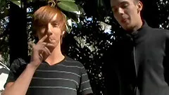 Pale teen gay dudes know how to have a good time with each other