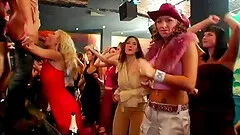 Hardcore sex party with bisexual European bitches and hung men