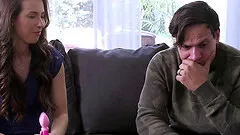 Casey is a pale beauty who loves to take care of long schlongs