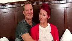 Punk chick and her boyfriend make an amateur fuck film