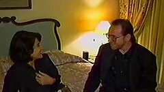 Hotel room hardcore sex with a tight vintage chick