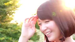 Fucking a Japanese honey's hairy cunt until she orgasms