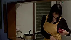 Huge Japanese boobs take his breath away in an erotic fuck