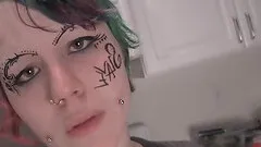 Hot BDSM work on her hot naked body with piss