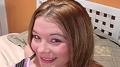 Slutty girl shares a big black cock with her friend