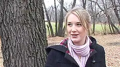 Cold day striptease from small tits teen Jewel