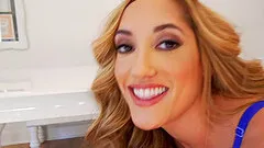 Tight body temptress with small tits fucks this dude