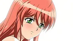 Roped hentai bigboobs sucking dick and poking from behind