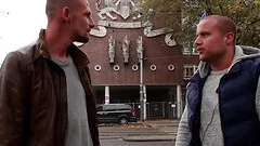 Tourist fucking a skinny prostitute with small tits in Holland