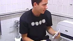 Dan Doe Jerks Off In Public Toilet