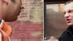 A trip to the red light district ends with a him banging a whore