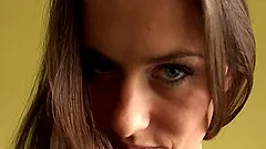 Dominant man vibrating a slut's smooth cunt and controlling her orgasm