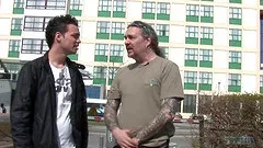 He films another guy fucking a hooker in the red light district