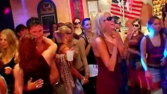 Very wild club's orgy action featuring very alluring sluts getting screwed hard