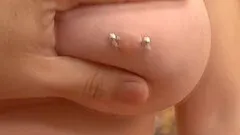 This chubby chick in his lap gives a hot naked dance