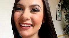 Pretty brunette with long hair sustains rough anal drilling served doggystyle