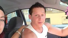 A couple goes for a walk in the park and ends up fucking