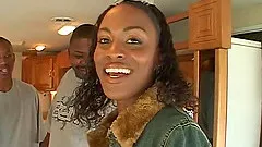 During an RV ride down the road an interracial orgy breaks out