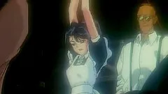 Bondage hentai maid hard poked